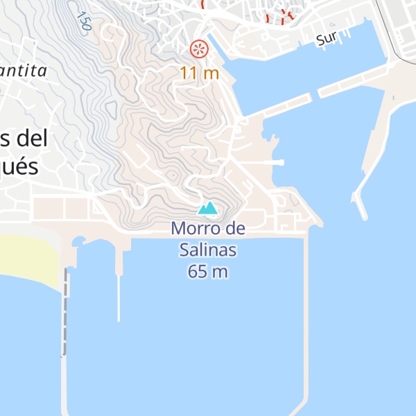 Map of Morro de Salinas