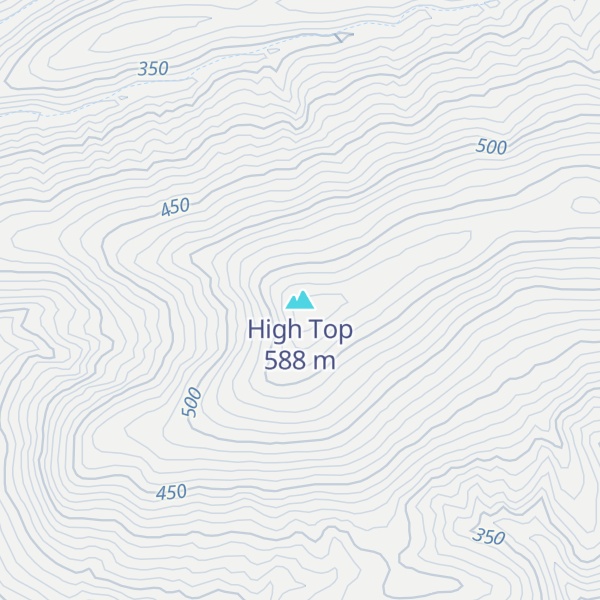 Map of High Top