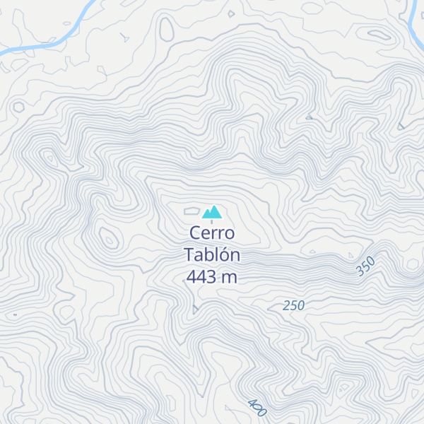 Map of Cerro Tablón