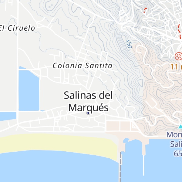 Map of Cerro Vigía