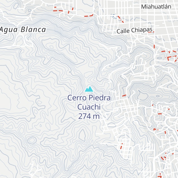 Map of Cerro Piedra Cuachi