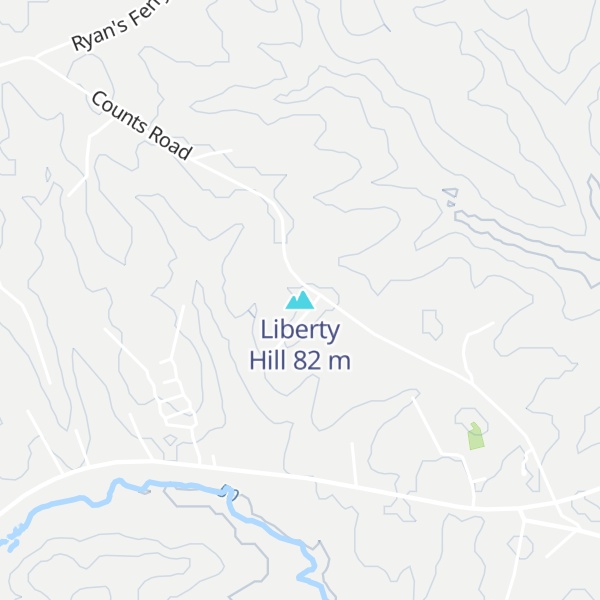 Map of Liberty Hill