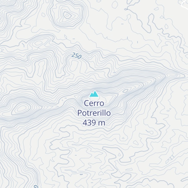 Map of Cerro Potrerillo