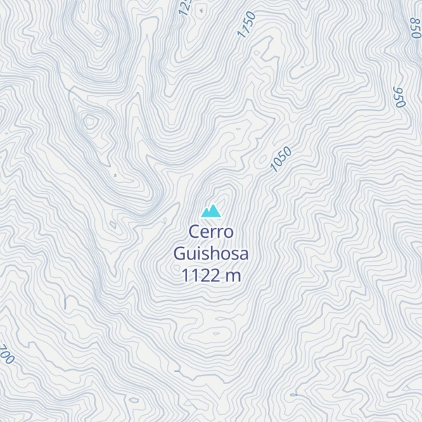 Map of Cerro Guishosa