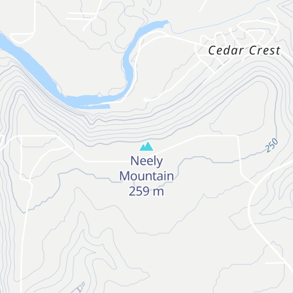 Map of Neely Mountain