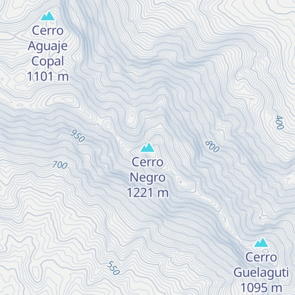 Map of Cerro Negro