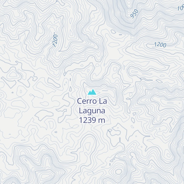 Map of Cerro La Laguna