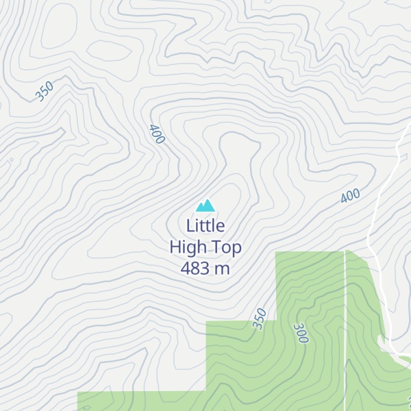 Map of Little High Top