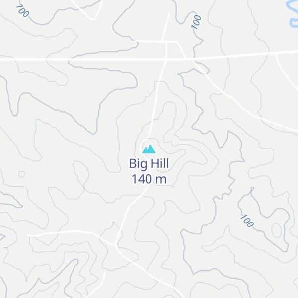 Map of Big Hill