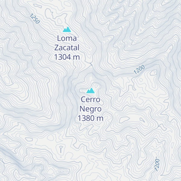 Map of Cerro Negro