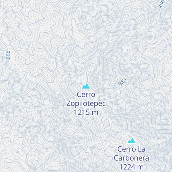 Map of Cerro Zopilotepec