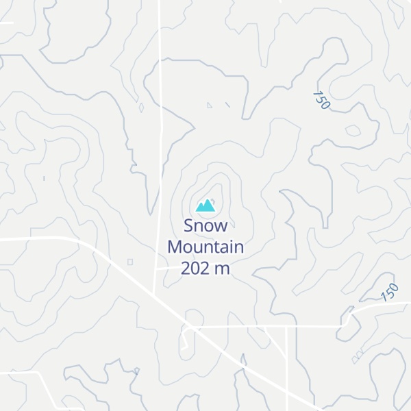 Map of Snow Mountain