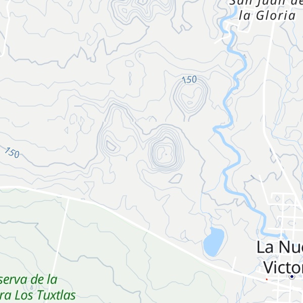 Map of Cerro La Gravera
