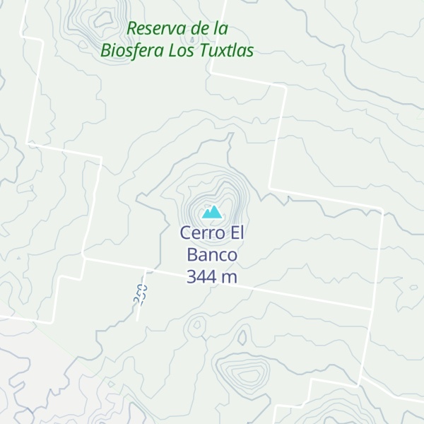 Map of Cerro El Banco