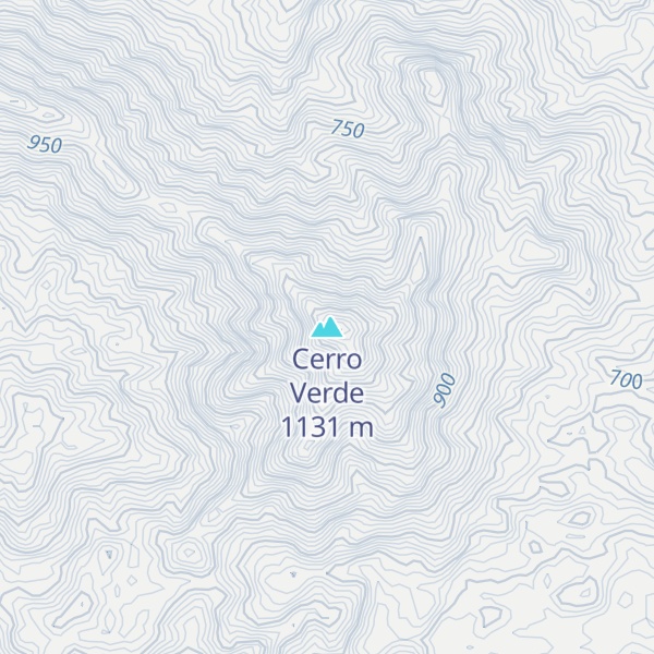 Map of Cerro Verde