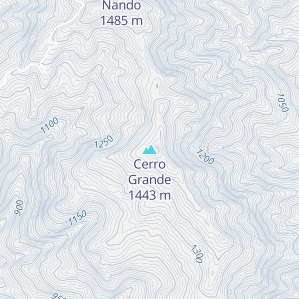 Map of Cerro Grande