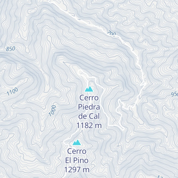 Map of Cerro Piedra de Cal