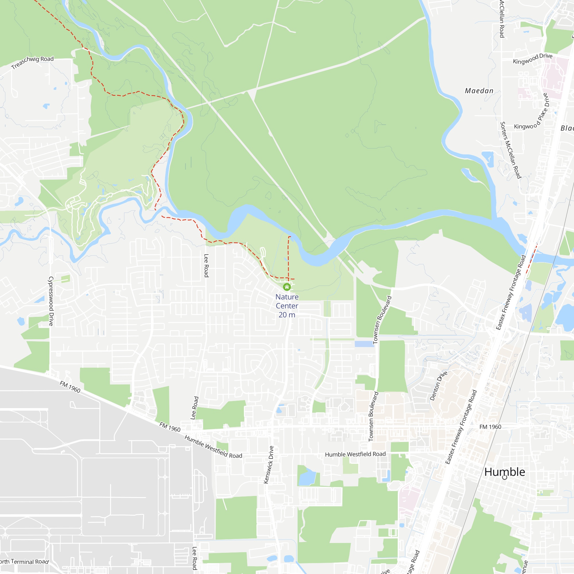 Nature Center map