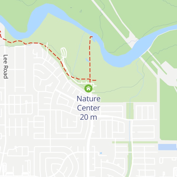 Map of Nature Center
