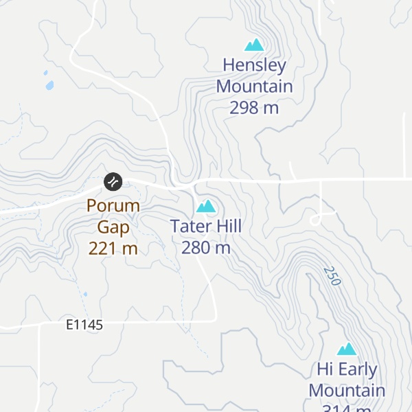 Map of Tater Hill