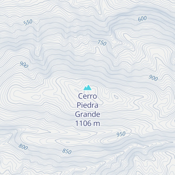 Map of Cerro Piedra Grande