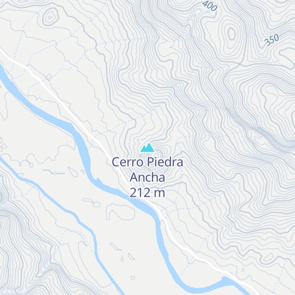 Map of Cerro Piedra Ancha