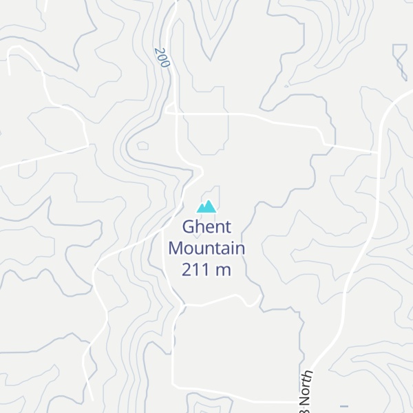 Map of Ghent Mountain