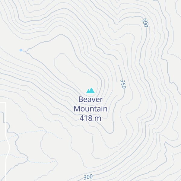 Map of Beaver Mountain
