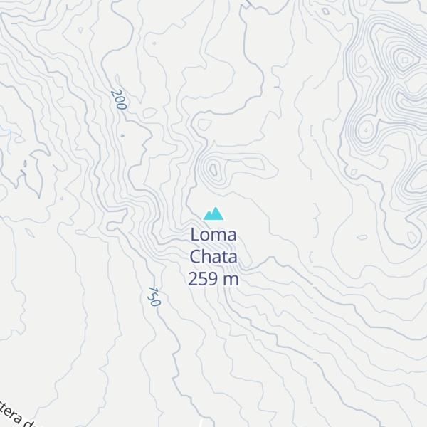 Map of Loma Chata