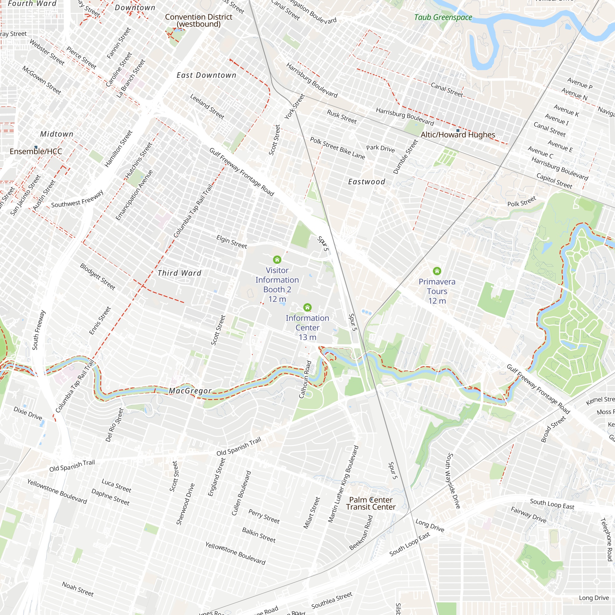Information Center map