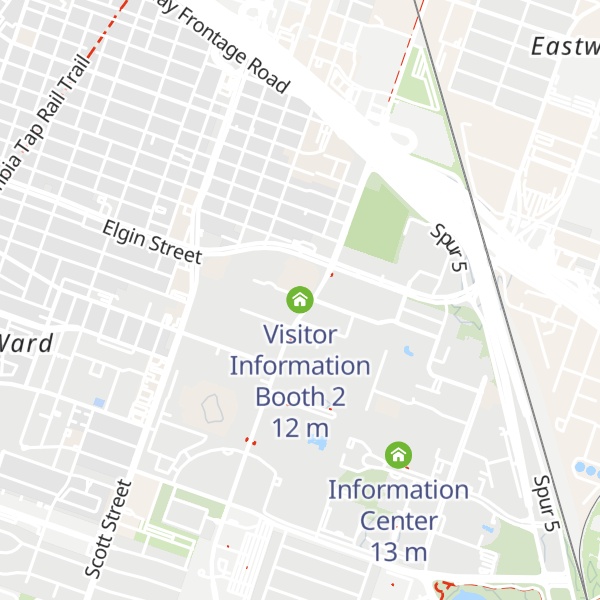 Map of Visitor Information Booth 2