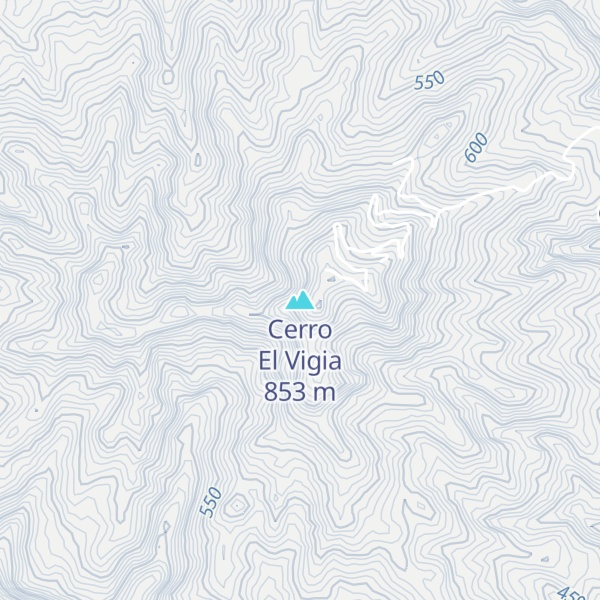 Map of Cerro El Vigia