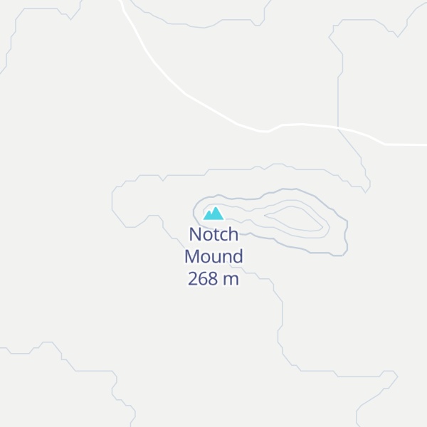 Map of Notch Mound