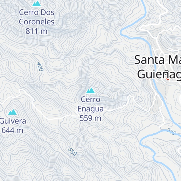 Map of Cerro Enagua
