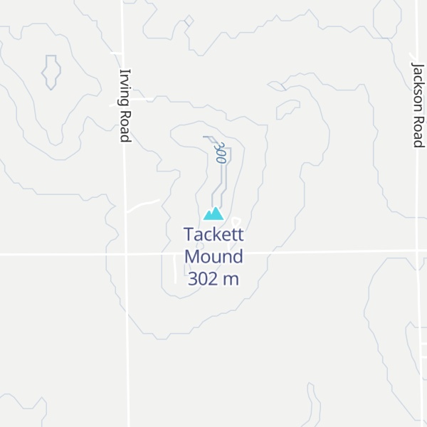 Map of Tackett Mound