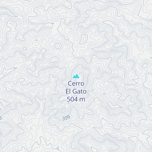 Map of Cerro El Gato