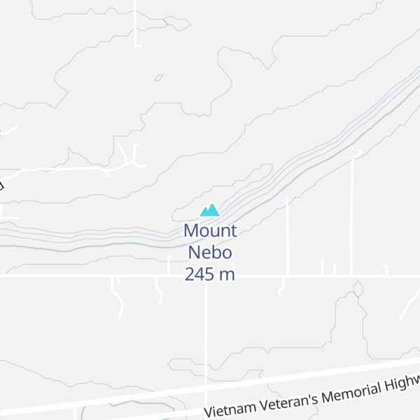 Map of Mount Nebo