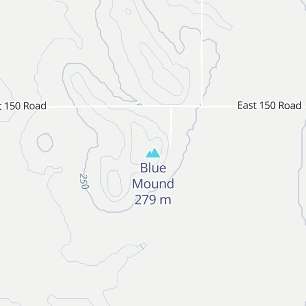 Map of Blue Mound