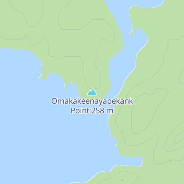 Map of Omakakeenayapekank Point