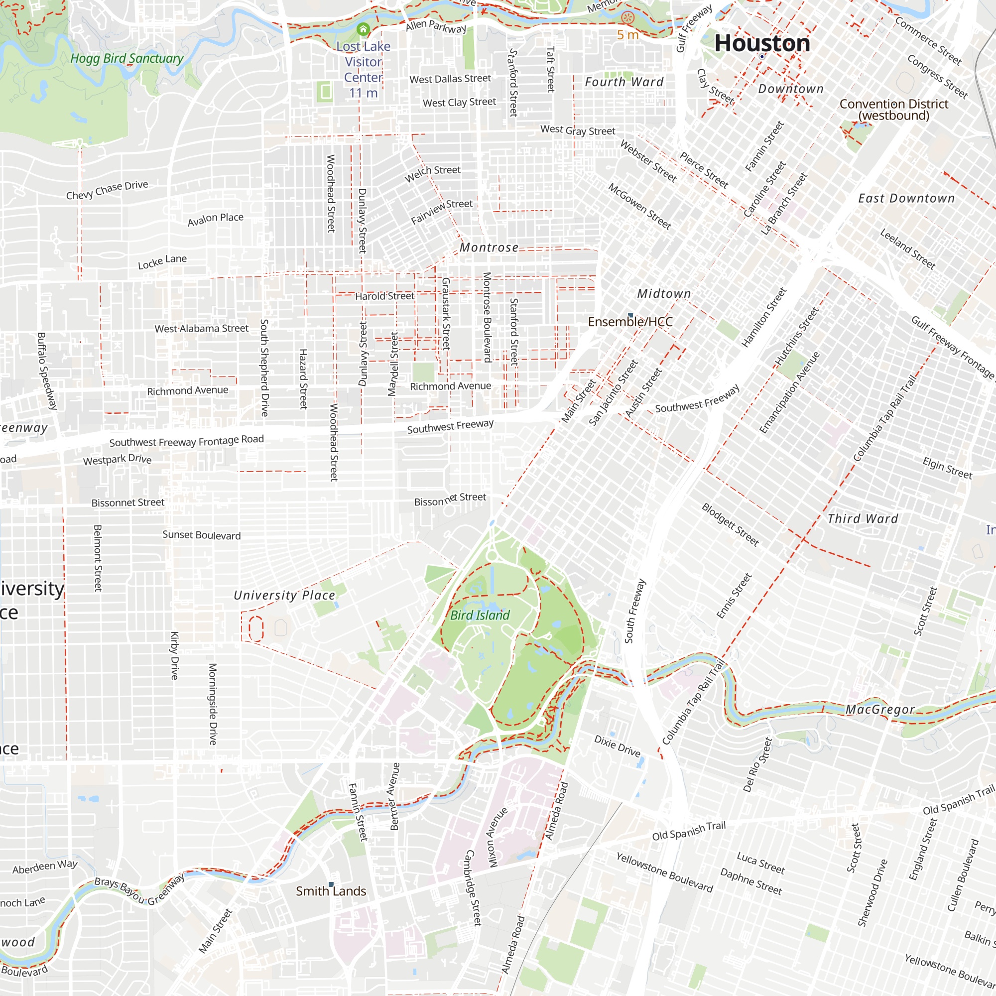 MFAH Ticket Booth map