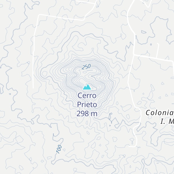 Map of Cerro Prieto