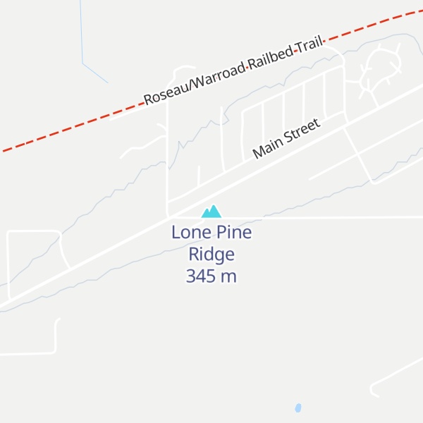 Map of Lone Pine Ridge