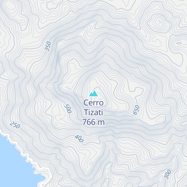 Map of Cerro Tizati