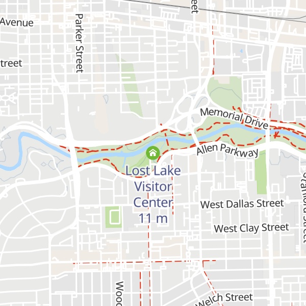 Map of Lost Lake Visitor Center