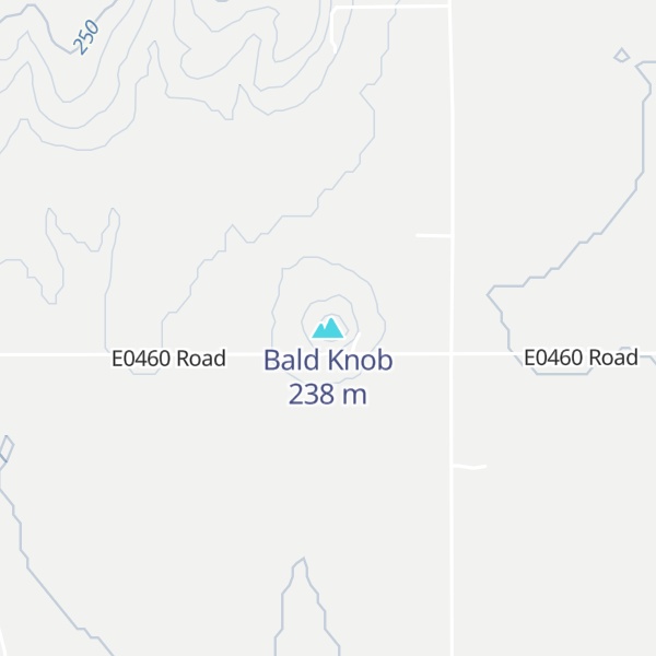 Map of Bald Knob