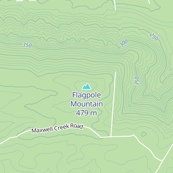 Map of Flagpole Mountain