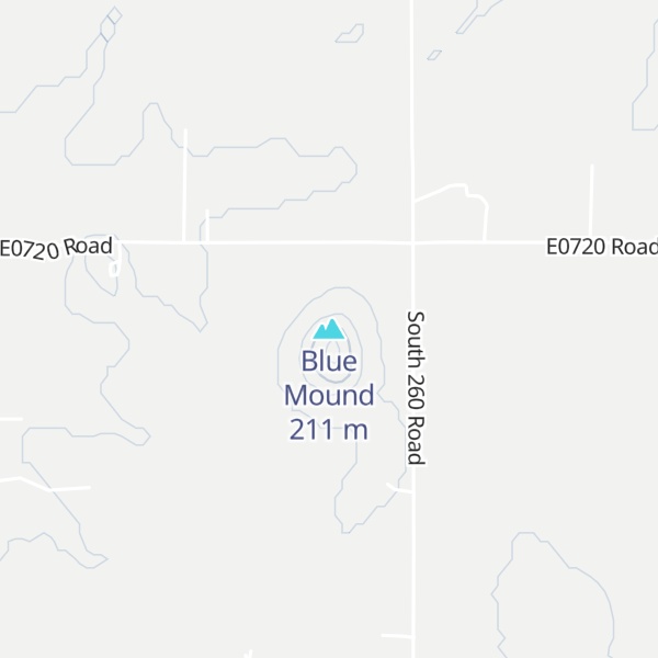Map of Blue Mound