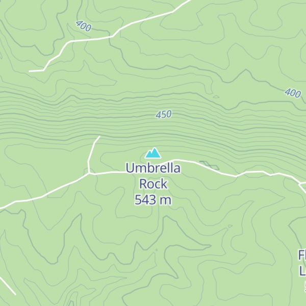 Map of Umbrella Rock