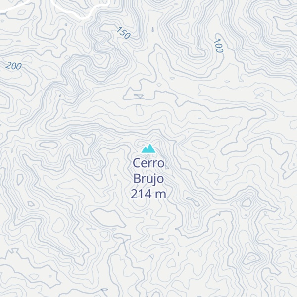 Map of Cerro Brujo