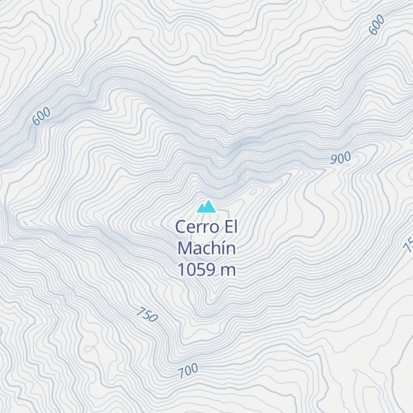 Map of Cerro El Machín